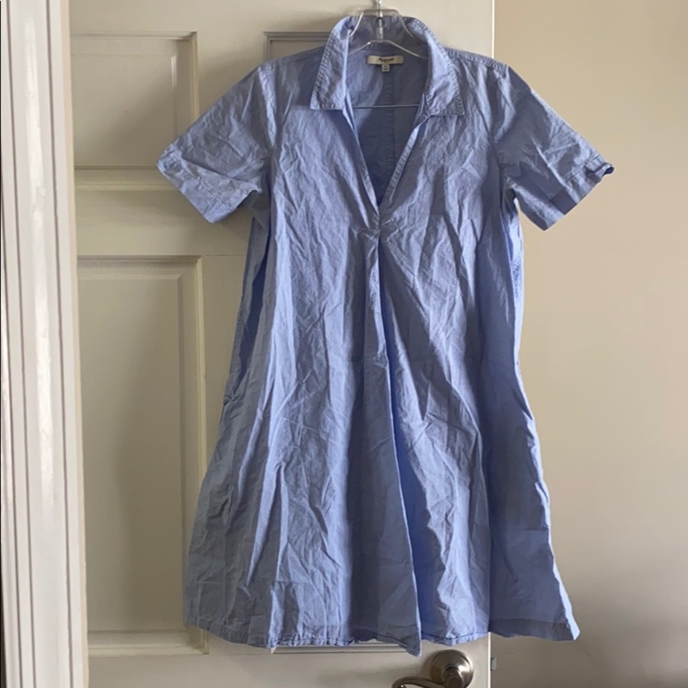 Blue dress—Madewell